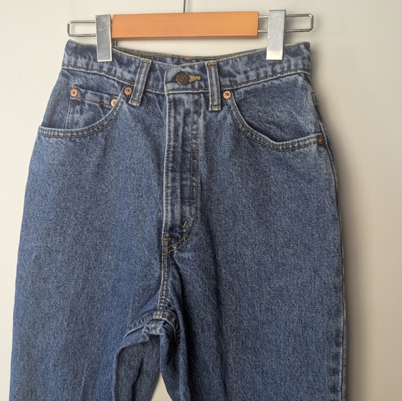Levi's VINTAGE 90' Women Jeans Size 26 Made In Canada 100% Cotton High Waisted - Picture 2 of 15